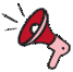 An illustrative icon of a megaphone
